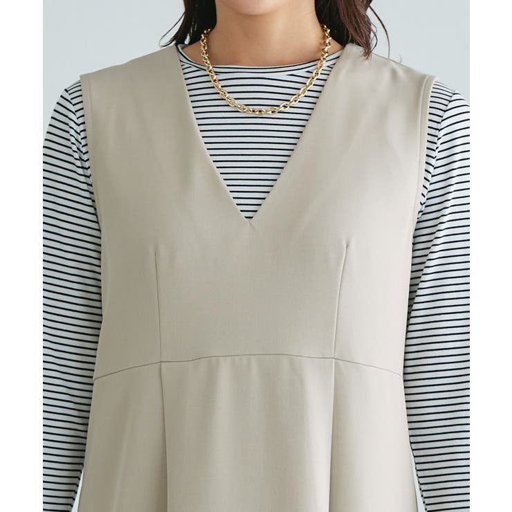 選べるIラインジャンパースカート ジャンパースカート Iラインシルエット | Pierrot | 詳細画像4 