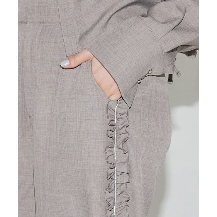 [ECLAM]サイドフリルデザインパンツ パンツ サイドフリル | Pierrot | 詳細画像5 