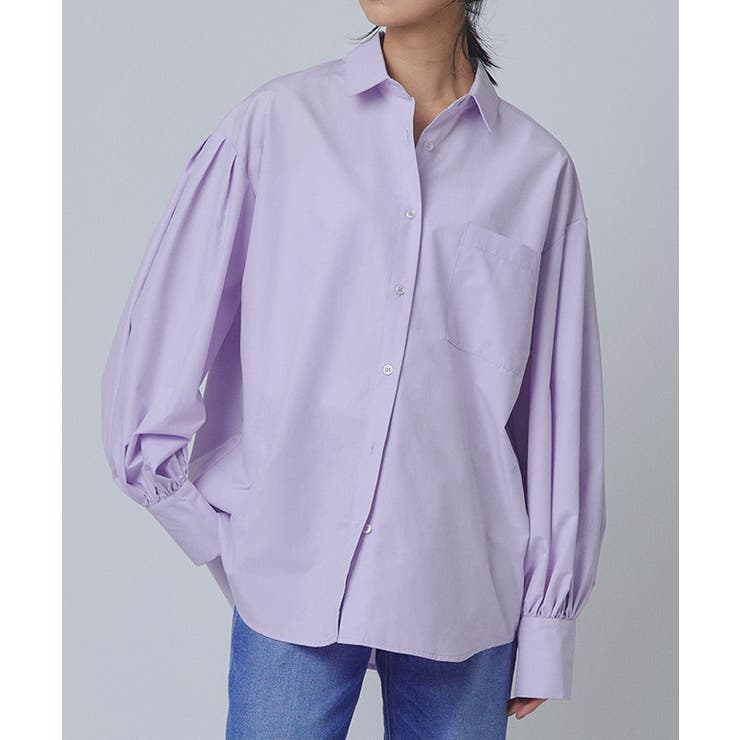 [RASW]ボリュームスリーブオーバーシャツ シャツ オーバーサイズ | Pierrot | 詳細画像6 