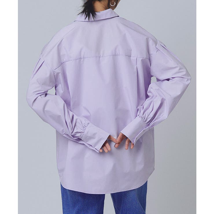 [RASW]ボリュームスリーブオーバーシャツ シャツ オーバーサイズ | Pierrot | 詳細画像8 