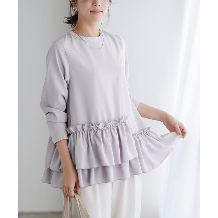 ヘムフリルアシメブラウス ブラウス アシメトリー | Pierrot | 詳細画像29 