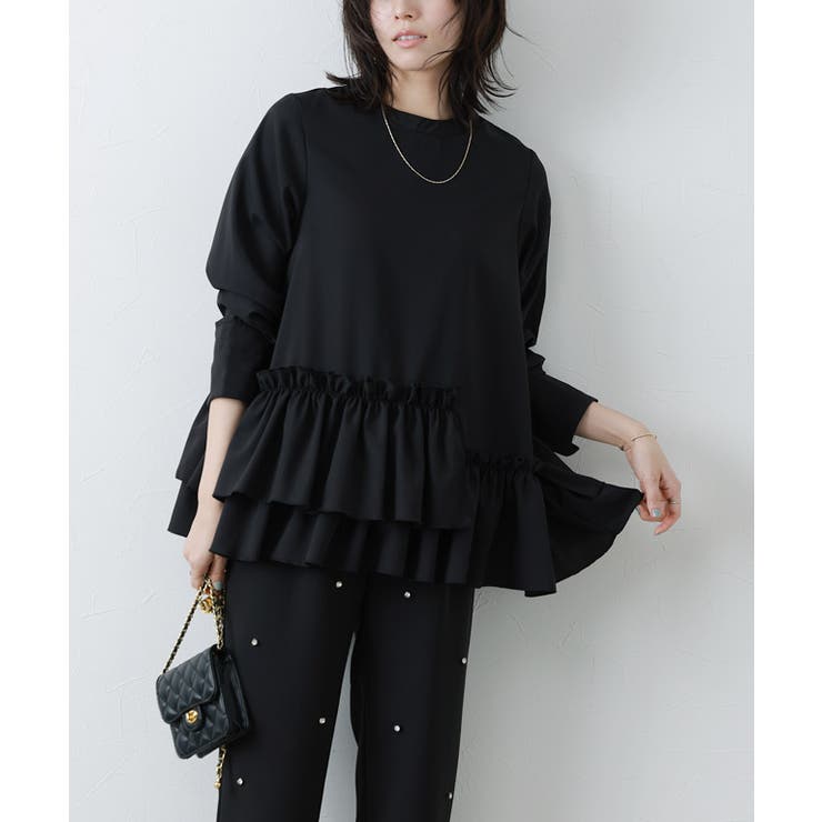 ヘムフリルアシメブラウス ブラウス アシメトリー | Pierrot | 詳細画像32 