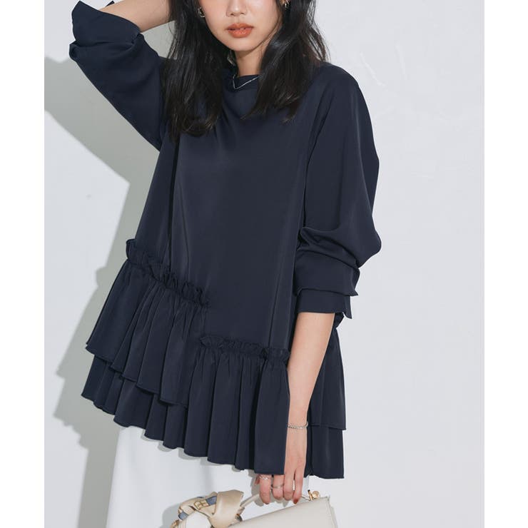 ヘムフリルアシメブラウス ブラウス アシメトリー | Pierrot | 詳細画像21 