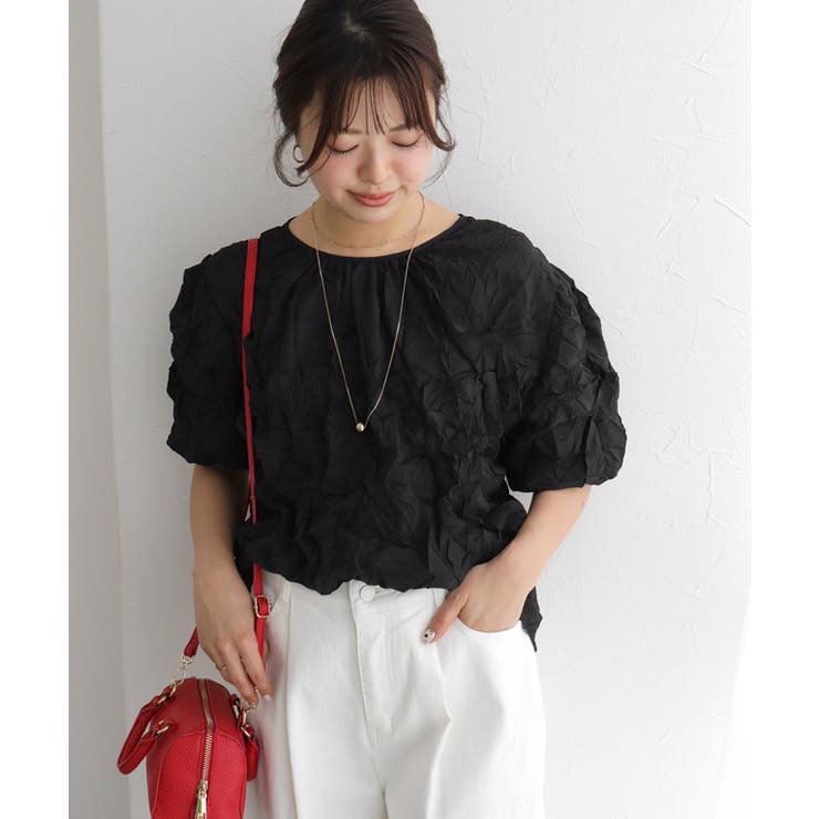 ワッシャーボリュームスリーブブラウス ブラウス ボリュームスリーブ | Pierrot | 詳細画像25 