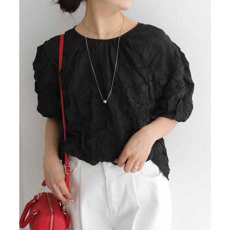 ワッシャーボリュームスリーブブラウス ブラウス ボリュームスリーブ | Pierrot | 詳細画像27 