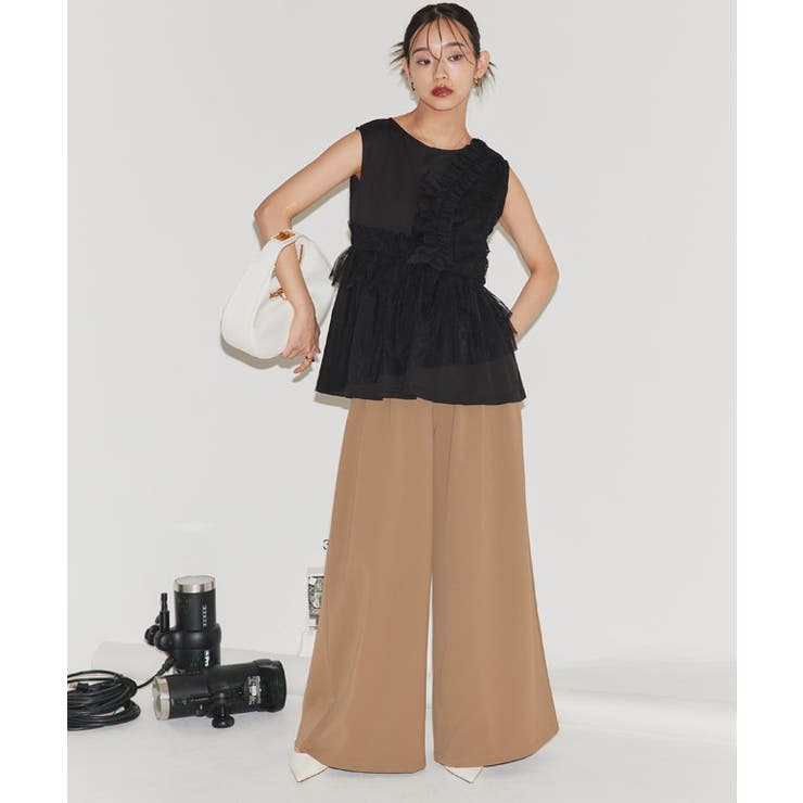 [ECLAM]チュールデザインプルオーバー カットソー チュールデザイン | Pierrot | 詳細画像27 