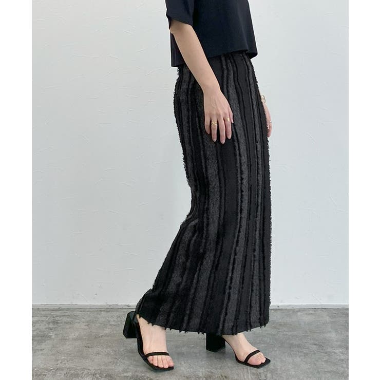 ストライプジャカードIラインスカート スカート ストライプ[品番