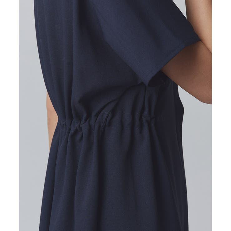 ウエストドロストシャツワンピース シャツワンピース 比翼仕立て | Pierrot | 詳細画像6 