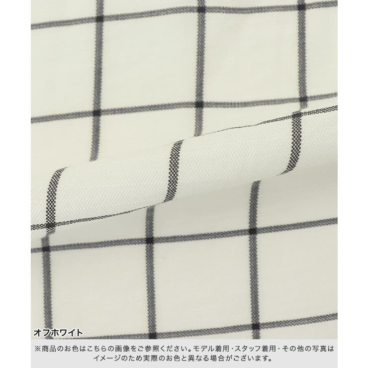 [RASW]シアーチェックドルマンブラウス ブラウス シアー素材 | Pierrot | 詳細画像14 