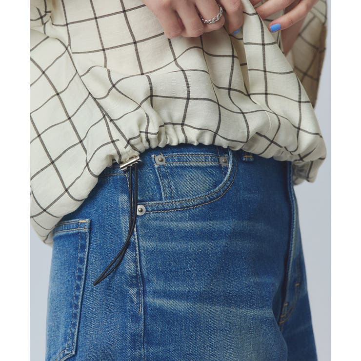 [RASW]シアーチェックドルマンブラウス ブラウス シアー素材 | Pierrot | 詳細画像7 