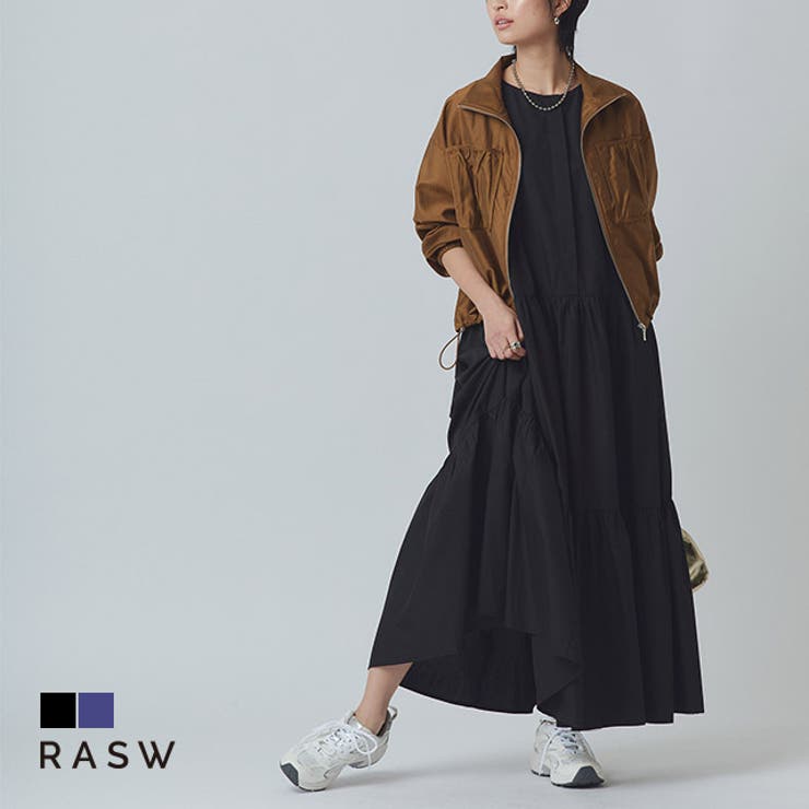 タックスリーブティアードワンピース ワンピース ノースリーブ | Pierrot | 詳細画像1 