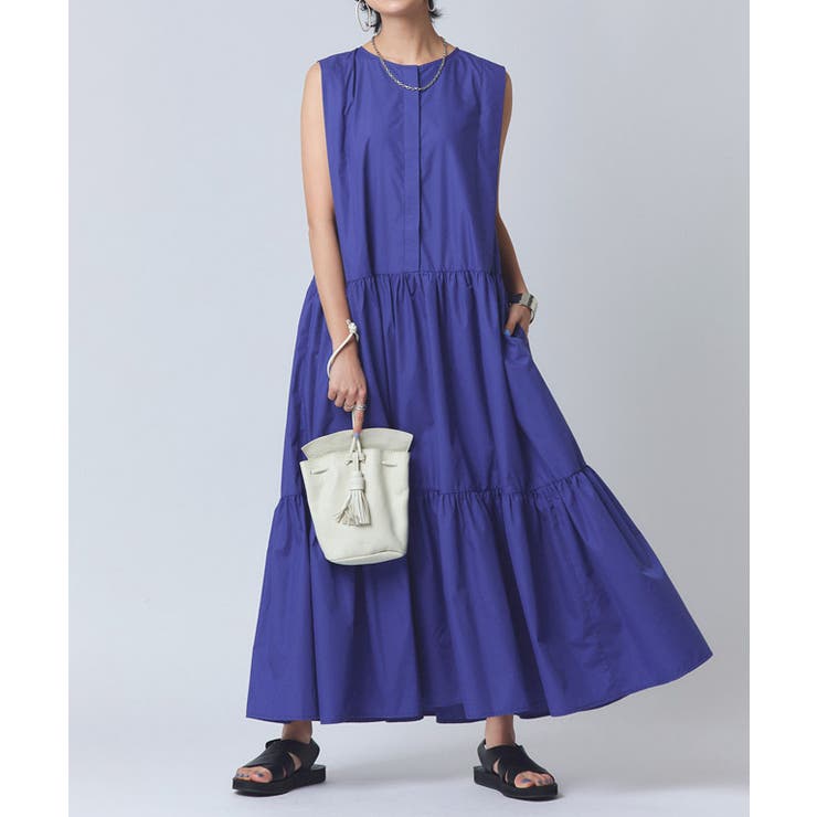 タックスリーブティアードワンピース ワンピース ノースリーブ | Pierrot | 詳細画像9 