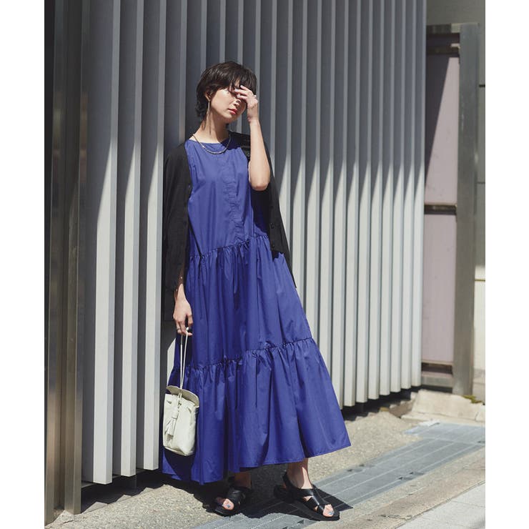 タックスリーブティアードワンピース ワンピース ノースリーブ | Pierrot | 詳細画像25 