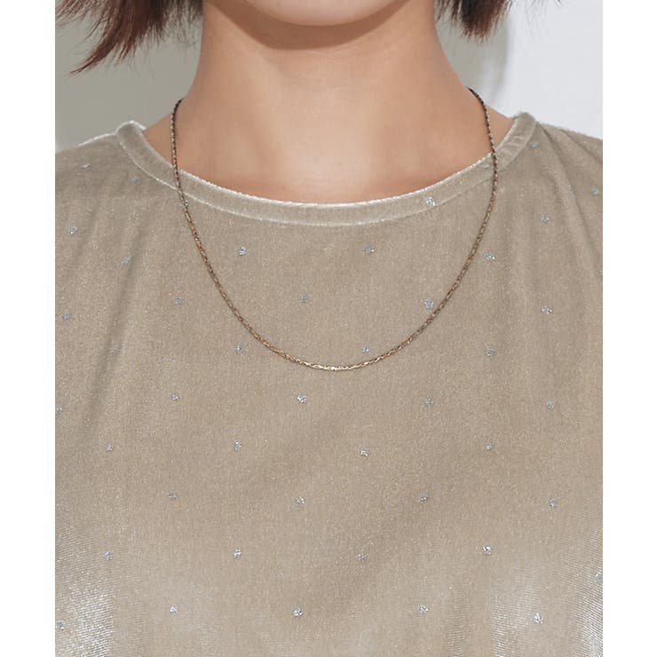 ラメドットベロアトップス ラメ ベロア | Pierrot | 詳細画像4 