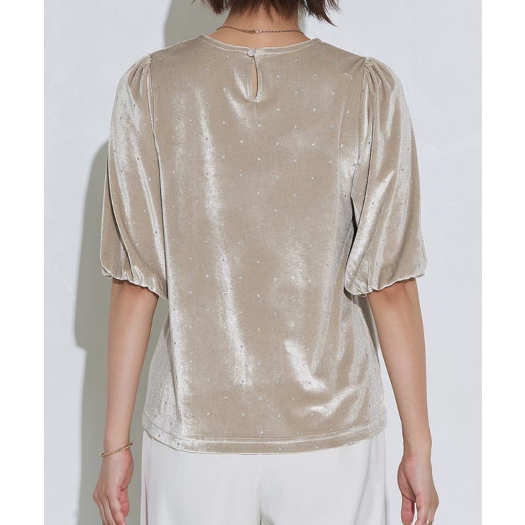 ラメドットベロアトップス ラメ ベロア | Pierrot | 詳細画像9 