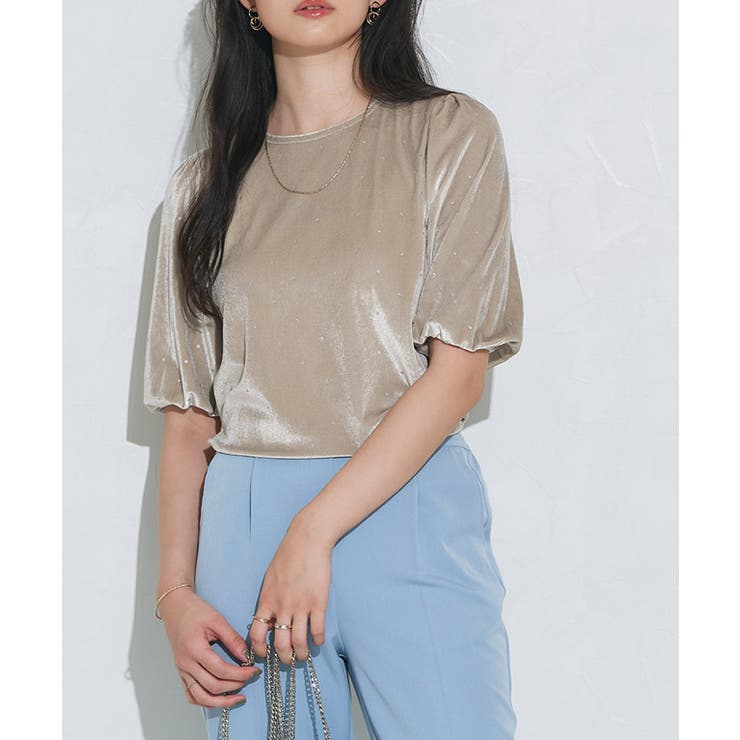 ラメドットベロアトップス ラメ ベロア | Pierrot | 詳細画像27 