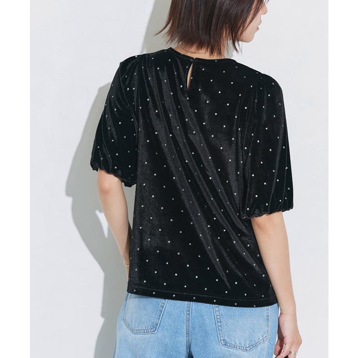 ラメドットベロアトップス ラメ ベロア | Pierrot | 詳細画像17 