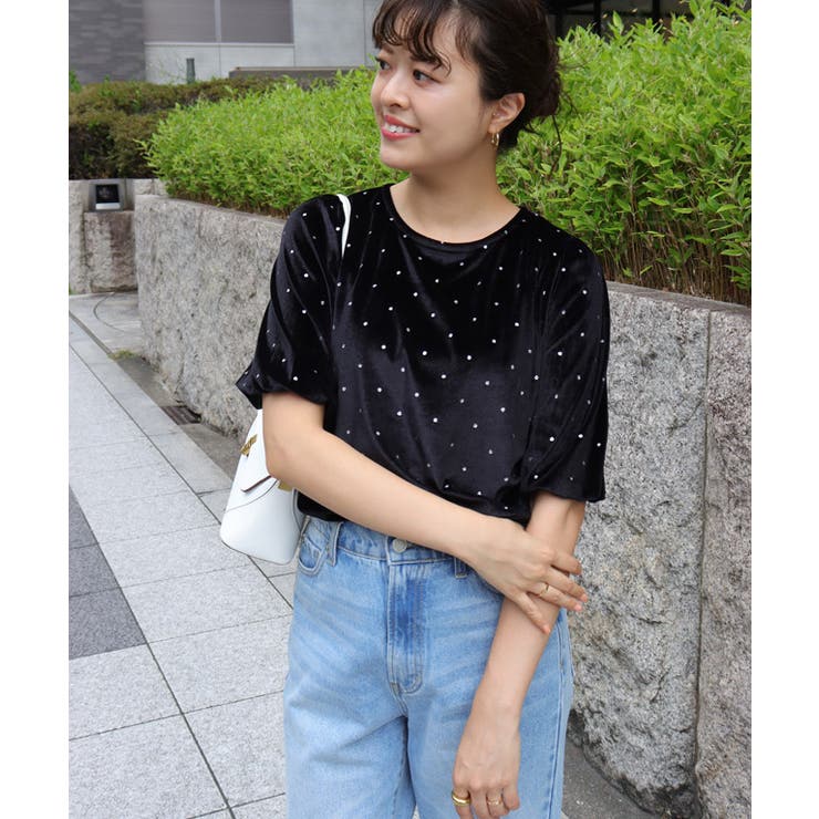 ラメドットベロアトップス ラメ ベロア | Pierrot | 詳細画像20 