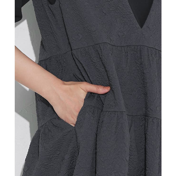 ふくれジャカードティアードジャンパースカート ジャンパースカート | Pierrot | 詳細画像6 