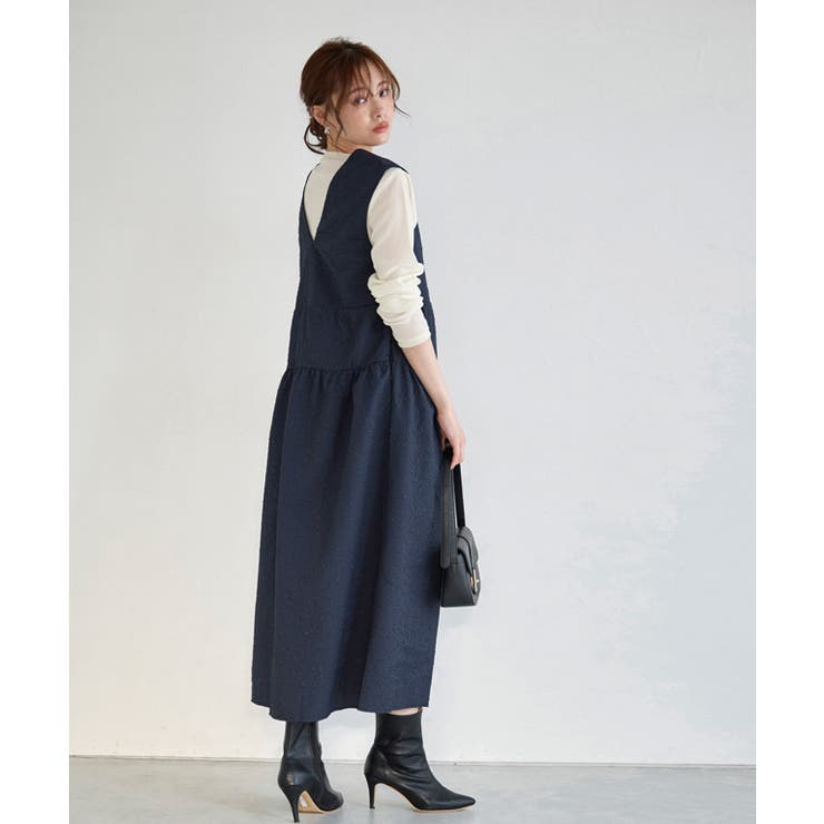 ふくれジャカードティアードジャンパースカート ジャンパースカート | Pierrot | 詳細画像28 