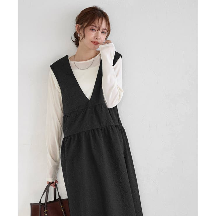 ふくれジャカードティアードジャンパースカート ジャンパースカート | Pierrot | 詳細画像22 