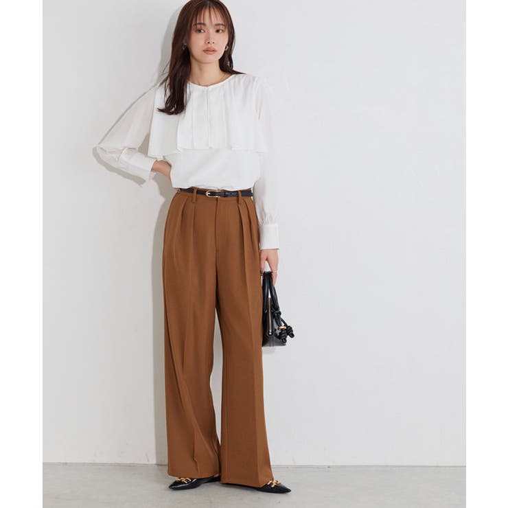 タックケープ風ブラウス ブラウス タック | Pierrot | 詳細画像17 