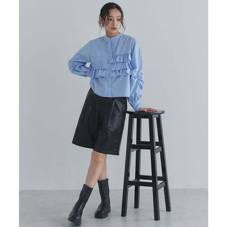 [ECLAM] プリーツフリルブラウス ブラウス | Pierrot | 詳細画像21 