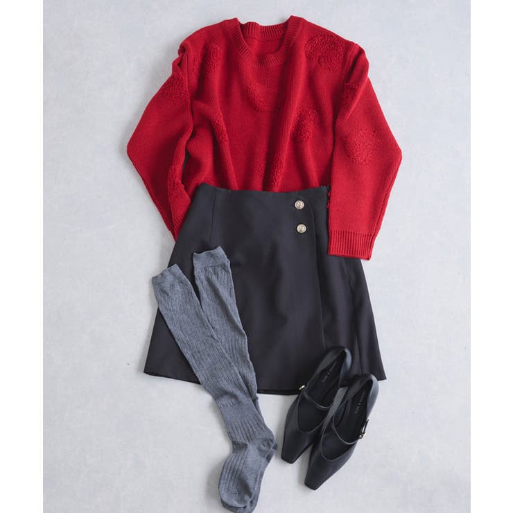 ゴールドボタンラップスコート スコート ゴールドボタン | Pierrot | 詳細画像2 