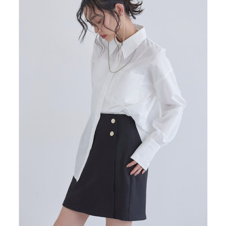 ゴールドボタンラップスコート スコート ゴールドボタン | Pierrot | 詳細画像16 