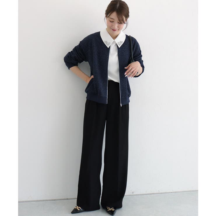 ツイードブルゾン ブルゾン ツイード[品番：PRTW0005625]｜Pierrot