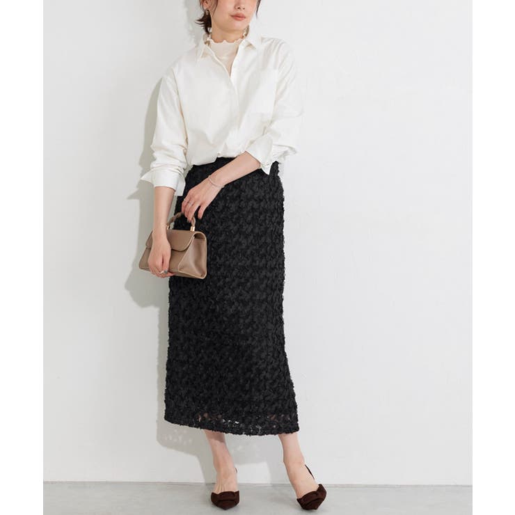 フラワージャカードＩラインスカート スカート Iライン | Pierrot | 詳細画像27 