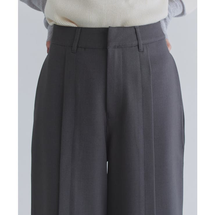 [ECLAM] フロントスリットワイドパンツ パンツ | Pierrot | 詳細画像5 