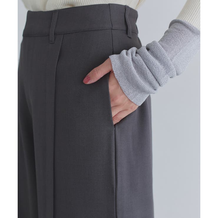 [ECLAM] フロントスリットワイドパンツ パンツ | Pierrot | 詳細画像7 