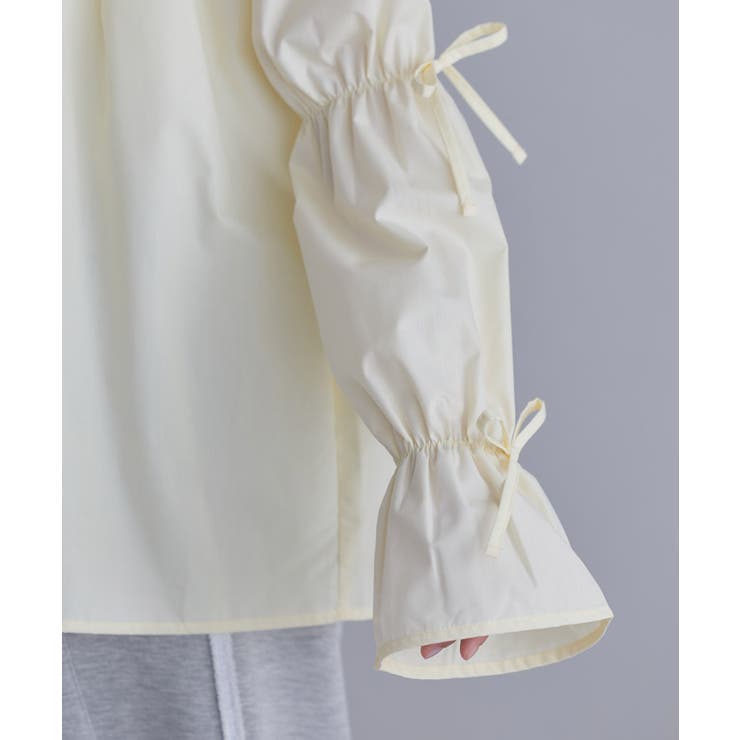 [ECLAM]キャンディースリーブタックシャツ 着映え プリーツ | Pierrot | 詳細画像9 