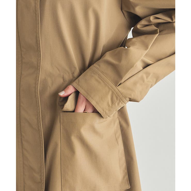 [RASW]スタンドカラーロングライトコート ロングコート ウエスト | Pierrot | 詳細画像6 