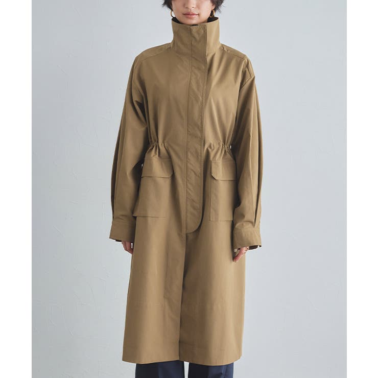 [RASW]スタンドカラーロングライトコート ロングコート ウエスト | Pierrot | 詳細画像8 