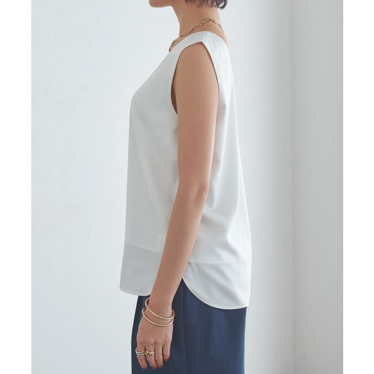 [RASW]2wayサテンタンクトップ 光沢 滑らか | Pierrot | 詳細画像8 