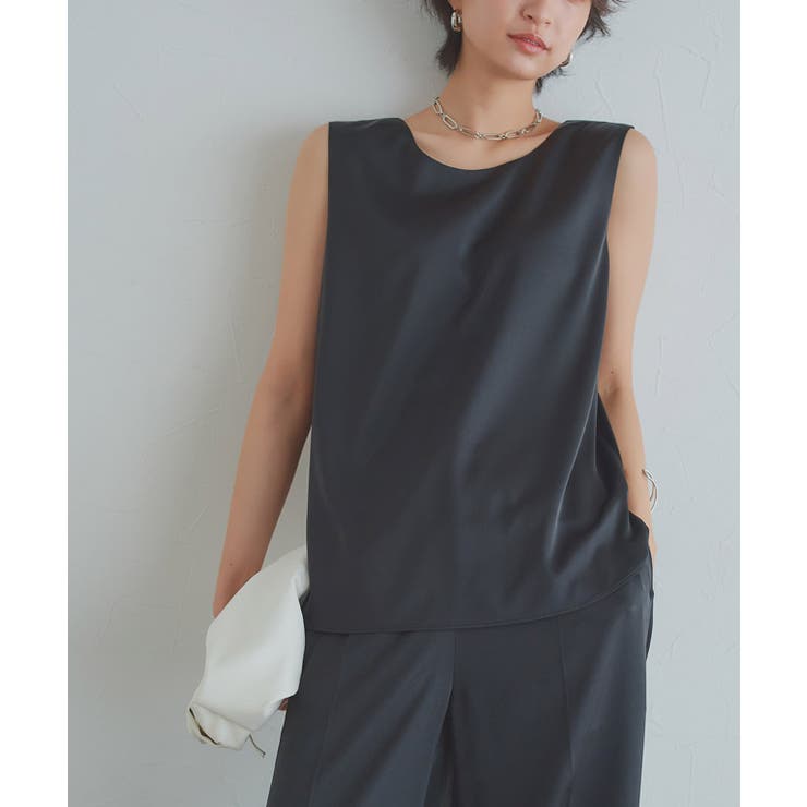 [RASW]2wayサテンタンクトップ 光沢 滑らか | Pierrot | 詳細画像22 