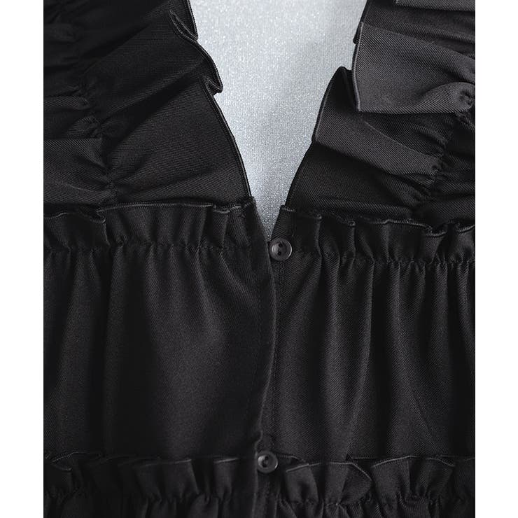 [ECLAM]フリルギャザーベスト フリル 肩 | Pierrot | 詳細画像11 