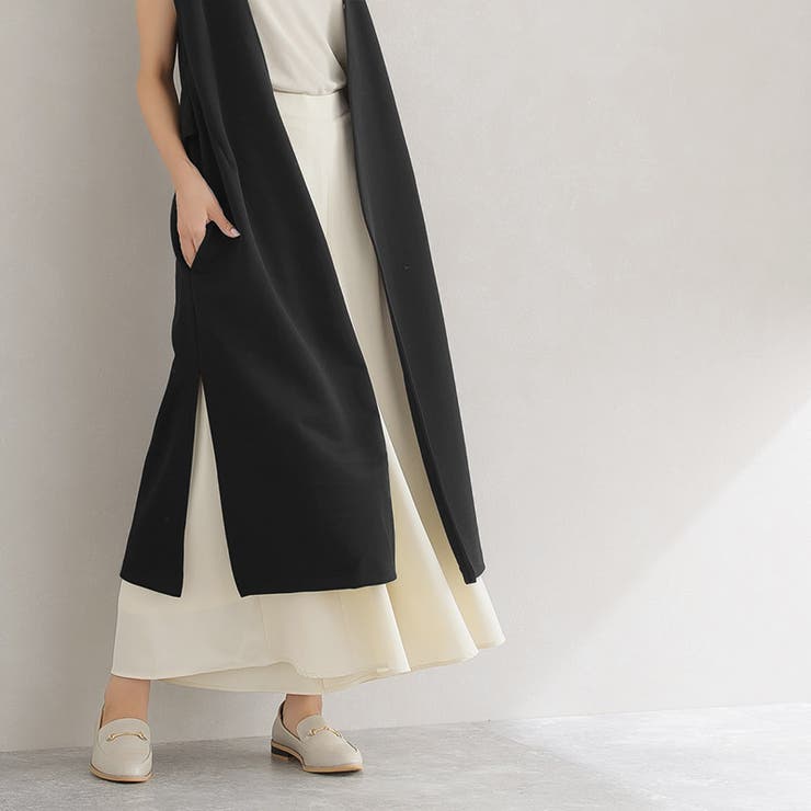 新品】40ct＆525 キクチタケオ リーフプリント ノースリーブロング