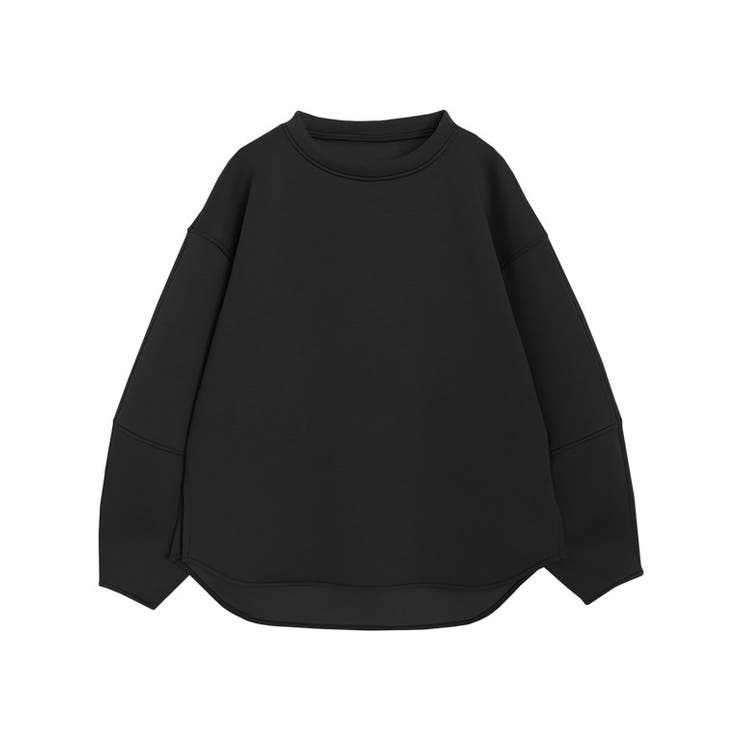 ブラック | [RASW] ランタンスリーブダンボールプルオーバー プルオーバー | Pierrot