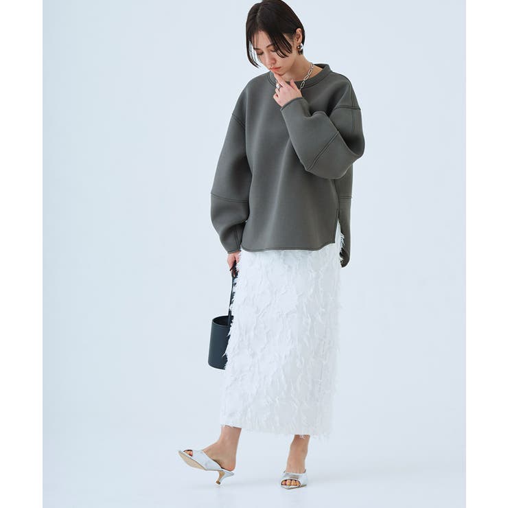 [RASW] ランタンスリーブダンボールプルオーバー プルオーバー | Pierrot | 詳細画像15 