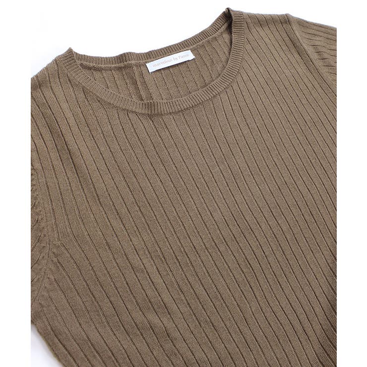 カシミヤタッチボートネックリブニット カシミア カシミヤ ニット リブニット | Pierrot | 詳細画像8 