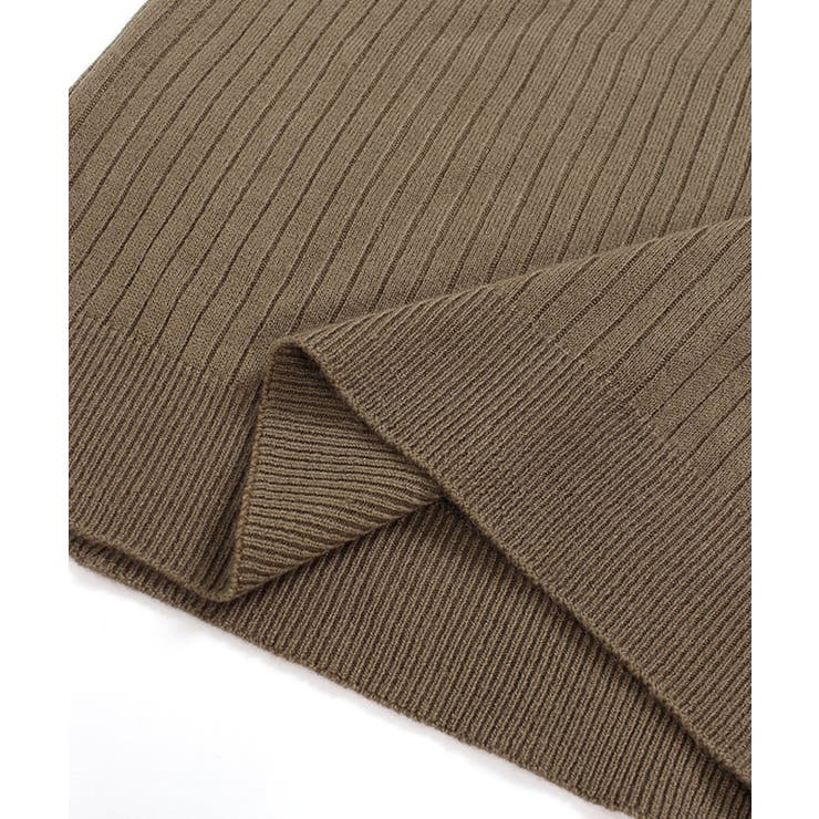 カシミヤタッチボートネックリブニット カシミア カシミヤ ニット リブニット | Pierrot | 詳細画像10 