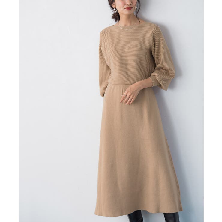 ドルマンニットフレアワンピース ワンピース フレア | Pierrot | 詳細画像16