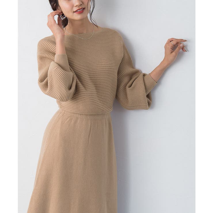 ドルマンニットフレアワンピース ワンピース フレア | Pierrot | 詳細画像19