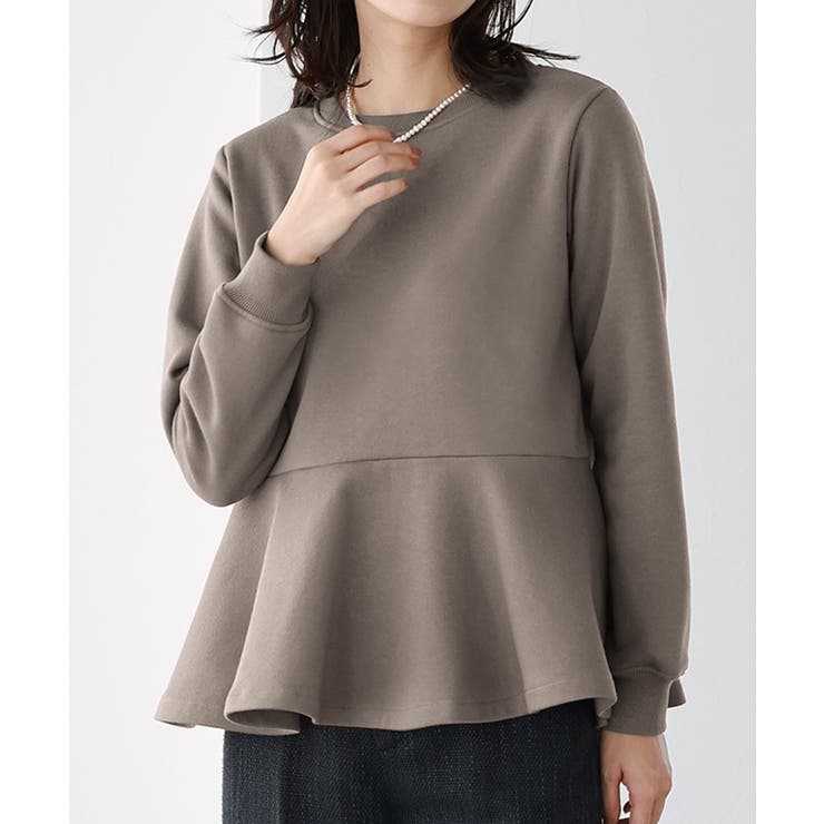 裏起毛フレアデザインプルオーバー スウェット プルオーバー | Pierrot | 詳細画像6 