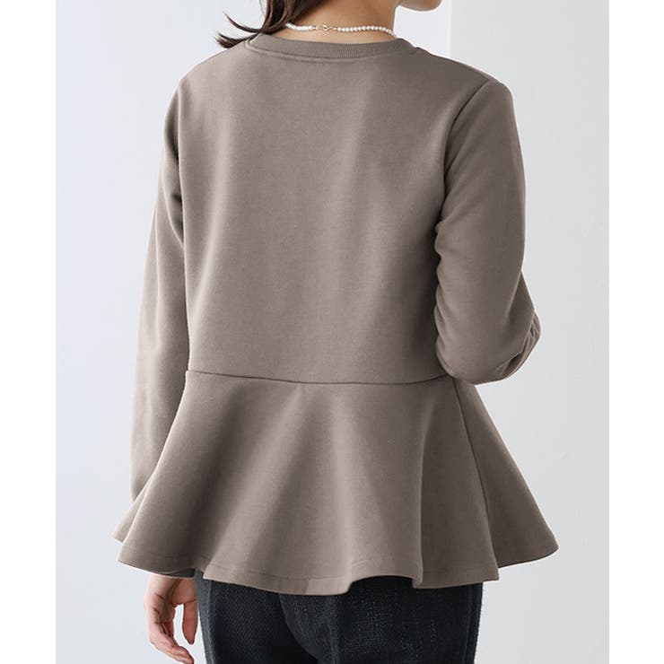 裏起毛フレアデザインプルオーバー スウェット プルオーバー | Pierrot | 詳細画像8 