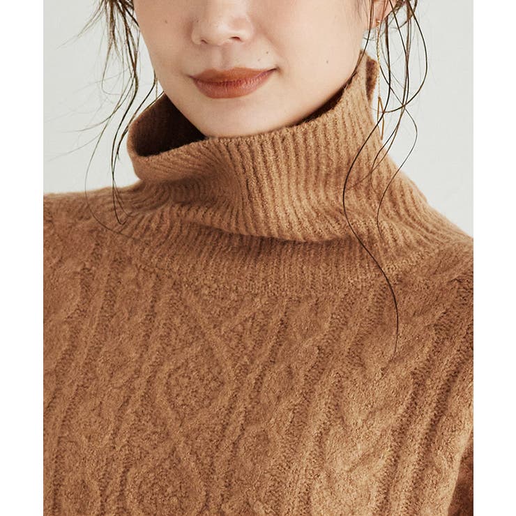 ハイネックケーブルニット ニット セーター | Pierrot | 詳細画像3 