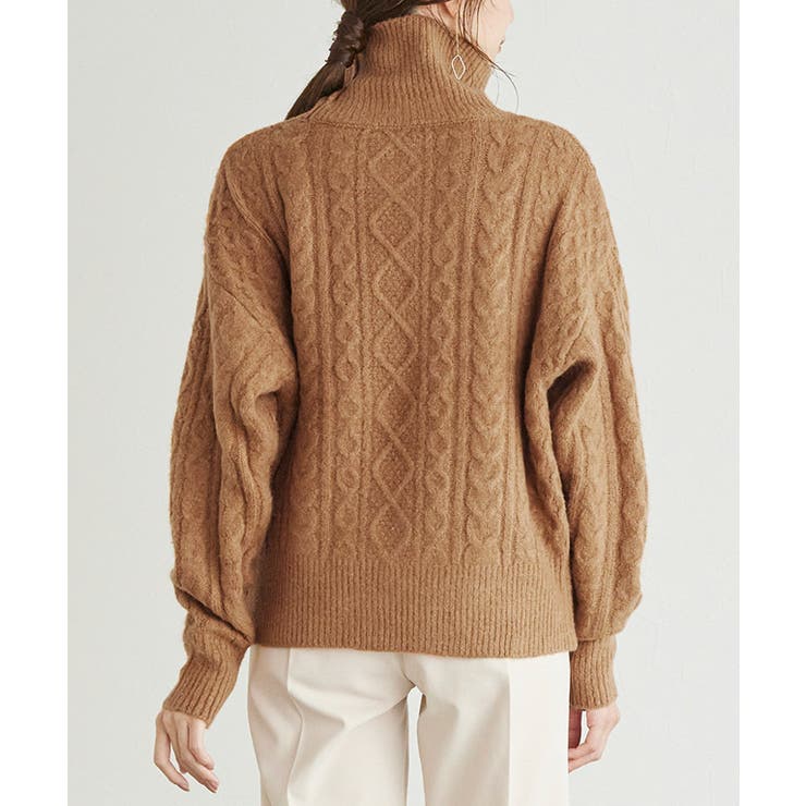 ハイネックケーブルニット ニット セーター | Pierrot | 詳細画像8 
